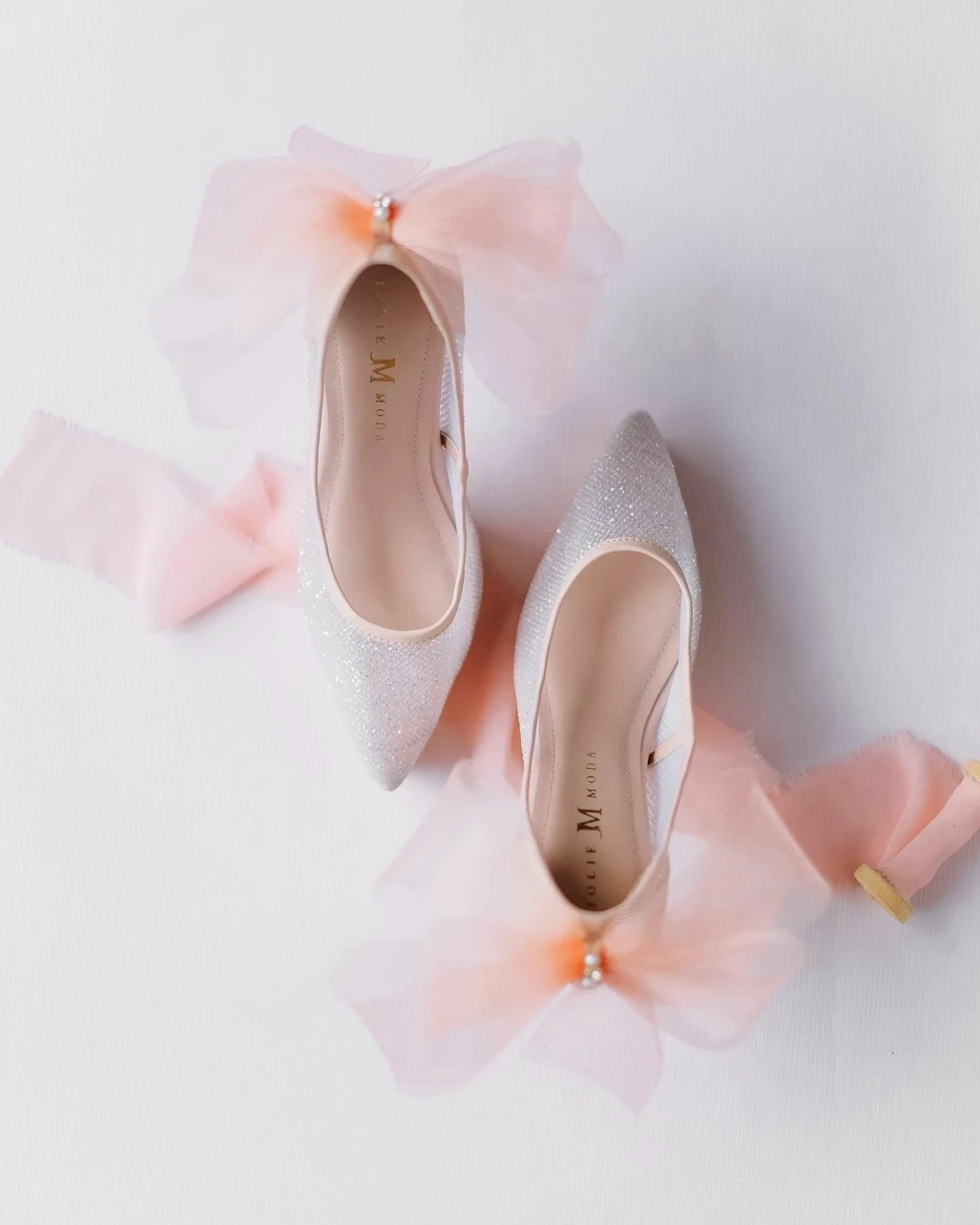 Ivory Pearl Lace-Up Sandal