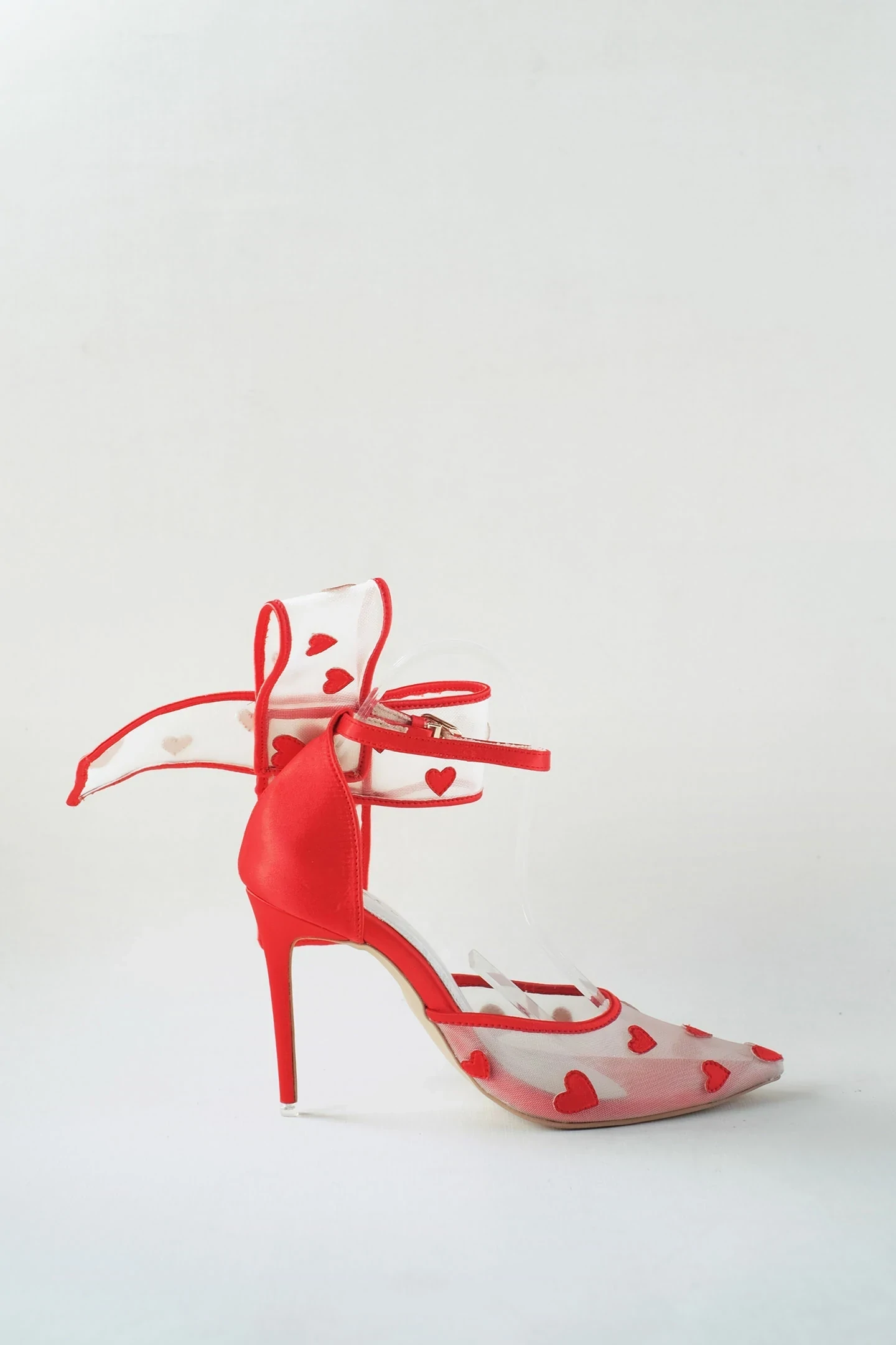 Black Suede Ankle-Strap Heel